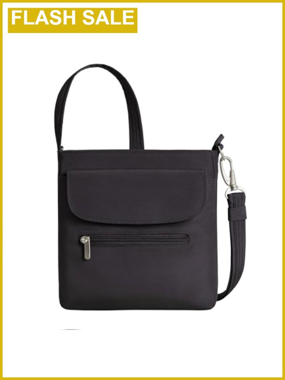 Anti-Theft Mini Shoulder Bag with RFID Blocking & Slash-Resistant Straps